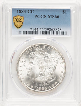 1883-CC Morgan Dollar PCGS MS66 (780514005)