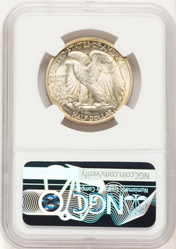 1917 50C Walking Liberty Half Dollar NGC MS65 (780605001)