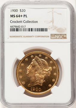 1900 $20 PL Liberty Double Eagle NGC MS64+