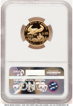 1993-P Proof Gold Eagle 1/4 oz Saint Gaudens Label NGC PF70