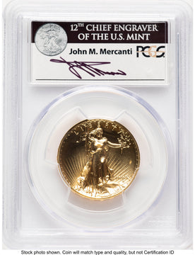 2009 G$20 Ultra High Relief PL John PCGS MS70 Mercanti