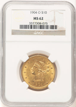 1904-O $10 Liberty Eagle NGC MS62 (780982017)