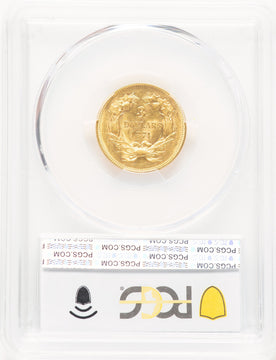 1874 $3 Three Dollar Gold Pieces PCGS MS61