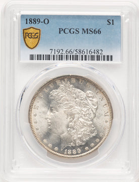 1889-O Blue Gradient Morgan Dollar PCGS MS66
