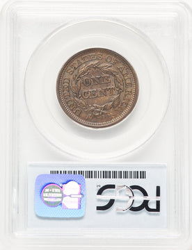 1846 1C Medium Dat BN Large Cent PCGS MS64