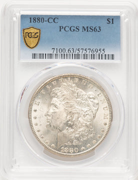 1880-CC Morgan Dollar PCGS MS63 (781731045)