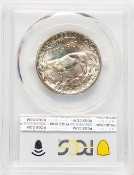 1927 50C Vermont Commemorative Silver PCGS MS67 (781731089)