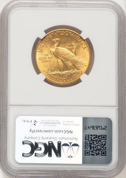 1913 $10 Indian Eagle NGC MS62 (781772007)