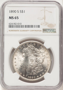 1890-S Morgan Dollar NGC MS65 (781837030)