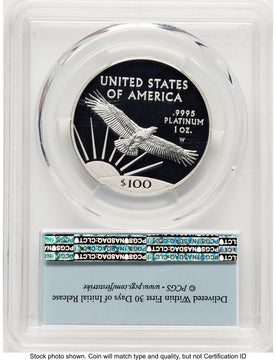 2017-W Proof Platinum Eagle 1 oz FS Flag PCGS PR70