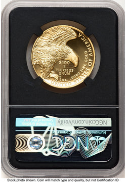 2019-W G$100 American Liberty High Relief Enhanced 2021 US Mint Auction Mike Castle NGC MS70
