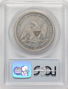 1860 Seated Dollar PCGS VF35