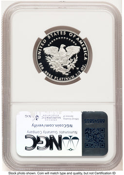 2005-W Proof Platinum Eagle 1/2 oz Brown Label NGC PF70 (782140005)