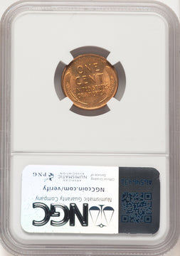 1934-D 1C RD Lincoln Cent NGC MS67 (782214003)