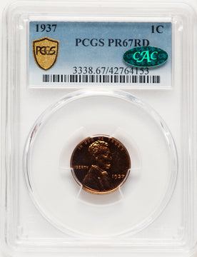 1937 1C Proof Lincoln Cent PCGS PR67 (782214004)