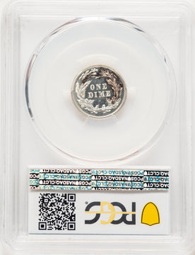 1898 10C Proof Barber Dime PCGS PR67