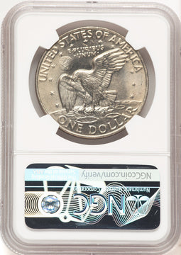 1972 $1 Eisenhower Dollar NGC MS66
