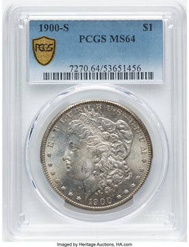 1900-S Morgan Dollar PCGS MS64 (782654009)