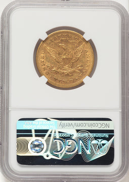 1876-S $10 Liberty Eagle NGC AU55 (782827012)