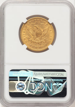 1873-S $10 Liberty Eagle NGC AU55