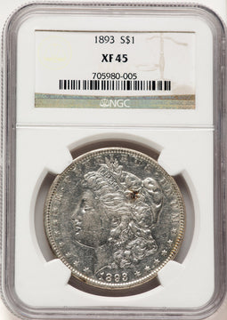 1893 Morgan Dollar NGC XF45 (782850008)