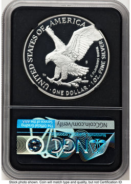 2021-S Type 2 Proof Silver Eagle FDI John NGC PF70 Mercanti
