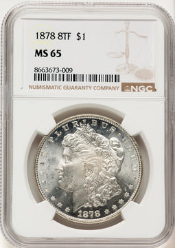 1878 8TF Morgan Dollar NGC MS65 (782962035)
