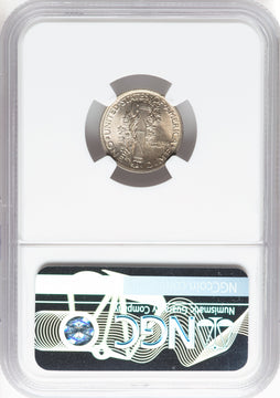 1921 10C FB Mercury Dime NGC MS65