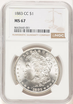 1883-CC Morgan Dollar NGC MS67 (782965024)