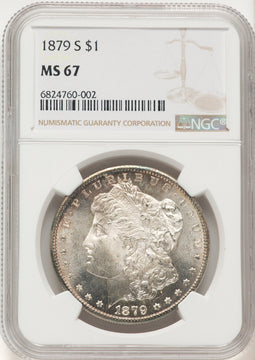 1879-S Morgan Dollar NGC MS67 (782990008)