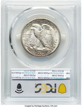 1944-D 50C CAC Walking Liberty Half Dollar PCGS MS67