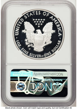 2021-W TY1 Proof Silver Eagle Congratulations Set 1 oz FDI Eagle Mountain Label NGC PF70