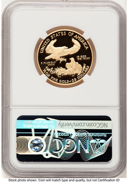 2018-W Proof Gold Eagle 1/2 oz ER Saint Gaudens Label NGC PF70