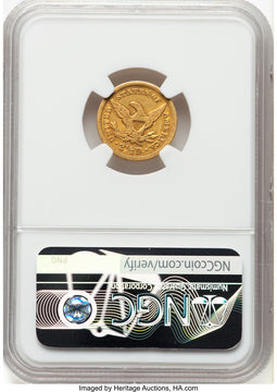 1853 $2.50 Liberty Quarter Eagle NGC XF45