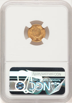 1855 G$1 Type Two Gold Dollar NGC MS62 (783559004)