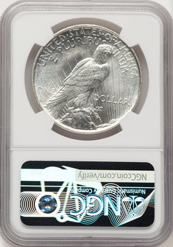 1922-D Peace Dollar NGC MS66 (783573027)