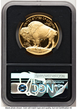 2023-W Proof Gold Buffalo 1 oz FDI Anna Cabral Prestige Treasurer Series NGC PF70 (783592029)