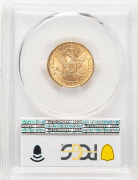 1899 $5 Liberty Half Eagle PCGS MS65
