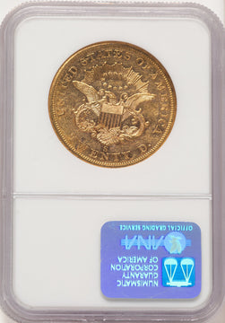 1859-S $20 Liberty Double Eagle NGC AU55