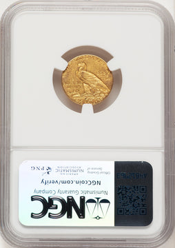 1909 $2.50 Indian Quarter Eagle NGC MS61 (784412057)