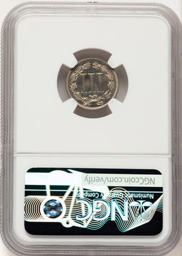 1888 3CN CA Proof Three Cent Nickel NGC PR67