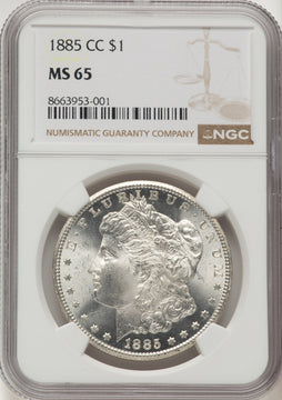 1885-CC Morgan Dollar NGC MS65