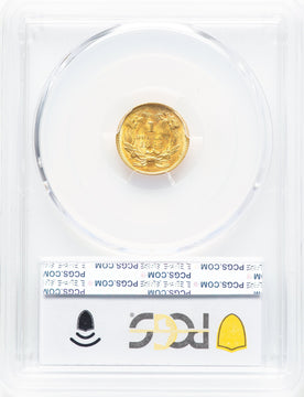 1854 G$1 Type Two Gold Dollar PCGS MS63 1854 G$1 Type Two Gold Dollar PCGS MS63