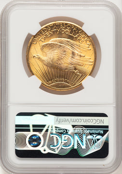 1925 $20 Saint-Gaudens Double Eagle NGC MS66