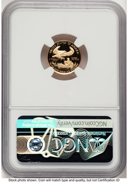 2021-W Type 1 Proof Gold Eagle 1/10 oz NGC PF70 Ed Moy