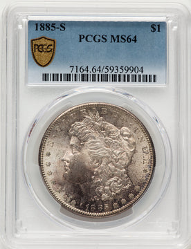 1885-S Morgan Dollar PCGS MS64