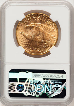 1913-D $20 Saint-Gaudens Double Eagle NGC MS66