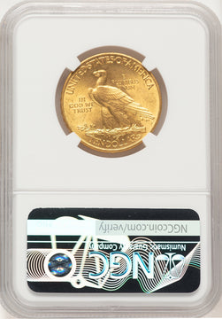 1908 $10 MOTTO Indian Eagle NGC MS64