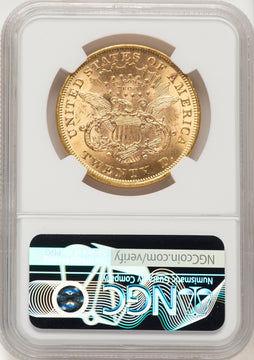 1873 $20 OPEN 3 Liberty Double Eagle NGC MS62 1873 $20 OPEN 3 Liberty Double Eagle NGC MS62