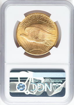 1924 $20 Saint Saint-Gaudens Double Eagle NGC MS66+